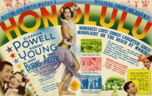 Robert Young, Eleanor Powell, Gracie Allen, and George Burns in Honolulu (1939)