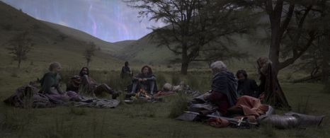 Amar Chadha-Patel, Simon Armstrong, Tony Revolori, Ellie Bamber, Erin Kellyman, and Ruby Cruz in Willow (2022)