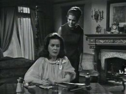 Joan Bennett and Alexandra Isles in Dark Shadows (1966)