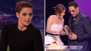 JoeyStarr and Kristen Stewart in Conan (2010)