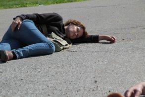 Production still of Kimberly J. Richardson in 