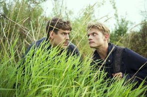 Dmitriy Dyuzhev and Evgeniy Tkachuk in Kurer iz 'Raya' (2013)