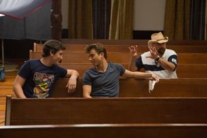 Craig Brewer, Kenny Wormald, and Miles Teller in Footloose (2011)