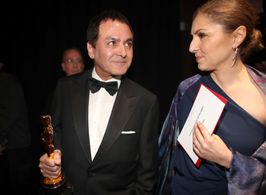 Firouz Naderi and Anousheh Ansari at an event for The Oscars (2017)