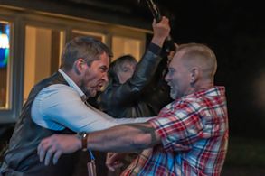 On set still from Wrath: Knife Crime