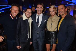 Orlando Bloom, Mark Burnett, Jon Hamm, Dynamo, and Cara Delevingne