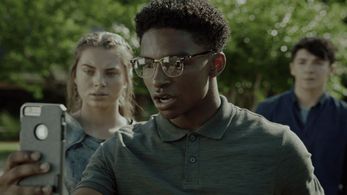 Caitlin Carmichael, Sloane Morgan Siegel, and Christian Anderson in Dwight in Shining Armor: Lake Monster (2020)