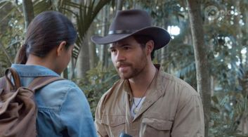 Still of Lucas Linehan and Alexa Curtis in Rock Island Mysteries