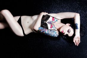 Pandie Suicide in Skinz tattoo magazine, issue #23 2012