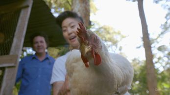 Rolando Chamorro and Kristen Kish in Restaurants at the End of the World (2023)