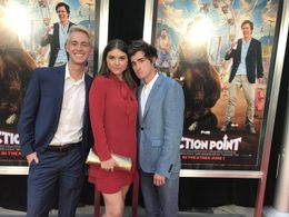 Tabitha Brownstone and Conner McVicker at the premier of Action Point