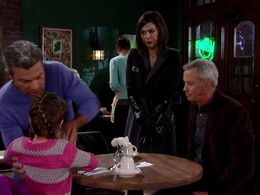 Finola Hughes, Tristan Rogers, John J. York, and Brooklyn Rae Silzer in General Hospital (1963)