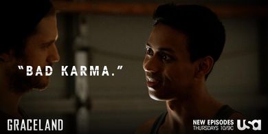 Aaron Tveit and Mahedi Rakib in Graceland (2013)