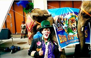 Clowning for a commercial