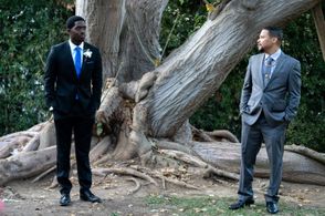 De'aundre Bonds and Damson Idris in Snowfall: Celebration (2022)