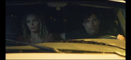 Mark Simich and Jocelyn Saenz in The Obscured (2022)