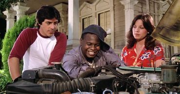 Debra Clinger, David Damas, and David Naughton in Midnight Madness (1980)