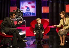 Helena Bonham Carter, Rick Mercer, and Kyle Catlett in The Young and Prodigious T.S. Spivet (2013)