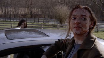 Mabel Thomas as Audrey Haines in DEMONIC TOYS: JACK ATTACK