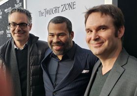 Brandon with Marco Beltrami and Jordan Peele