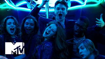 (L-R) Ariane Rinehart, Jessica Sula, Taylor Rose, Derek Goh, and Danny Flaherty in Eye Candy