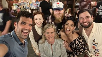 Alison Sweeney, Eduardo Britto, Benjamin Ayres, Katherine Matlashewski, Aadila Dosani, and Nevin Burkholder