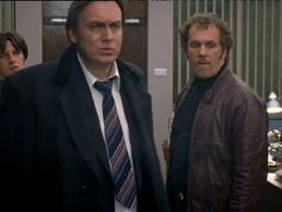 Philip Glenister, Marshall Lancaster, and Dean Andrews in Ashes to Ashes (2008)