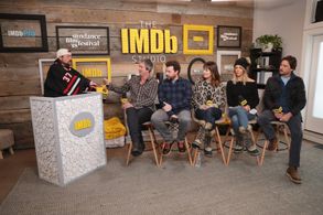 Kevin Smith, Luke Wilson, Kaitlin Olson, Jonathan Watson, Danny McBride, and Rosemarie DeWitt at an event for Arizona (2