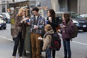 Katie Finneran, Betsy Brandt, Juliette Goglia, Conor Romero, and Jack Gore in The Michael J. Fox Show (2013)
