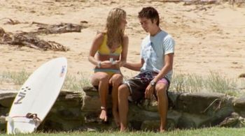 Adam Saunders and Sophie Luck in Blue Water High (2005)