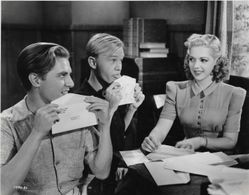 Harris Berger, William 'Billy' Benedict and Anne Gwynne in 