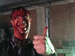 Nothing like being doused in stage blood at four in the morning! BABY MONITIOR(2019)