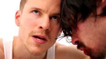 Chris Foy and Adam Saunders in The Confession (2016)