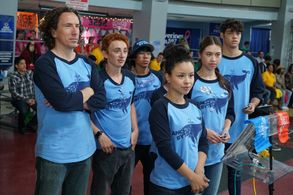 Michael Traynor, Cierra Ramirez, Noah Centineo, and Arden Belle in The Fosters (2013)