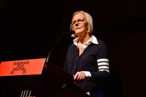 Phyllida Lloyd at an event for Herself (2020)