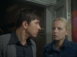Krystyna Janda and Jerzy Radziwilowicz in Man of Iron (1981)