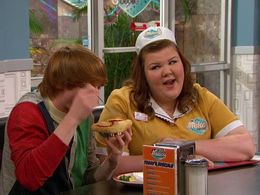 Calum Worthy and Ashley Fink in Austin & Ally (2011)