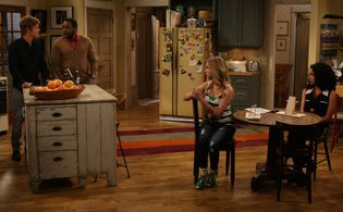 Chad L. Coleman, Eric Sheffer Stevens, Kristi Lauren, and Aisha Dee in I Hate My Teenage Daughter (2011)