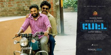 Rajinikanth and M. Sasikumar in Petta (2019)