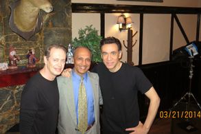 On the set of Park Bench with Steve Buscemi & Fred Armisen