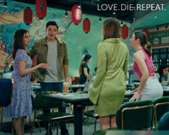 Jennylyn Mercado, Valeen Montenegro, and Xian Lim in Love. Die. Repeat. (2024)