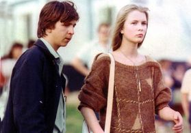 Fyodor Dunayevsky and Anastasiya Nemolyaeva in Courier (1986)