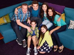 Rosa Blasi, Chris Tallman, Diego Velazquez, Kira Kosarin, Jack Griffo, and Addison Riecke in The Thundermans (2013)