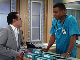 Maurice Benard and Marc Anthony Samuel in General Hospital (1963)