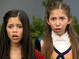 Jenna Ortega and LuLu Lambros in Stuck in the Middle (2016)