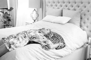 Anna Hardwick on the set of Orchid