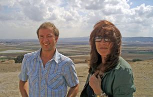 with Katy Haber in Israel, 2006.