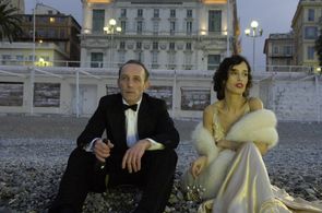 Dolores Chaplin and Karl Markovics in The Counterfeiters (2007)