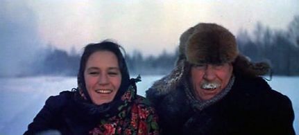 Nonna Mordyukova and Sergei Plotnikov in Russkoye pole (1972)