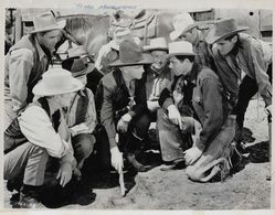 William Boyd, Bill Nestell, Hugh Prosser, Herbert Rawlinson, and Henry Wills in Lost Canyon (1942)